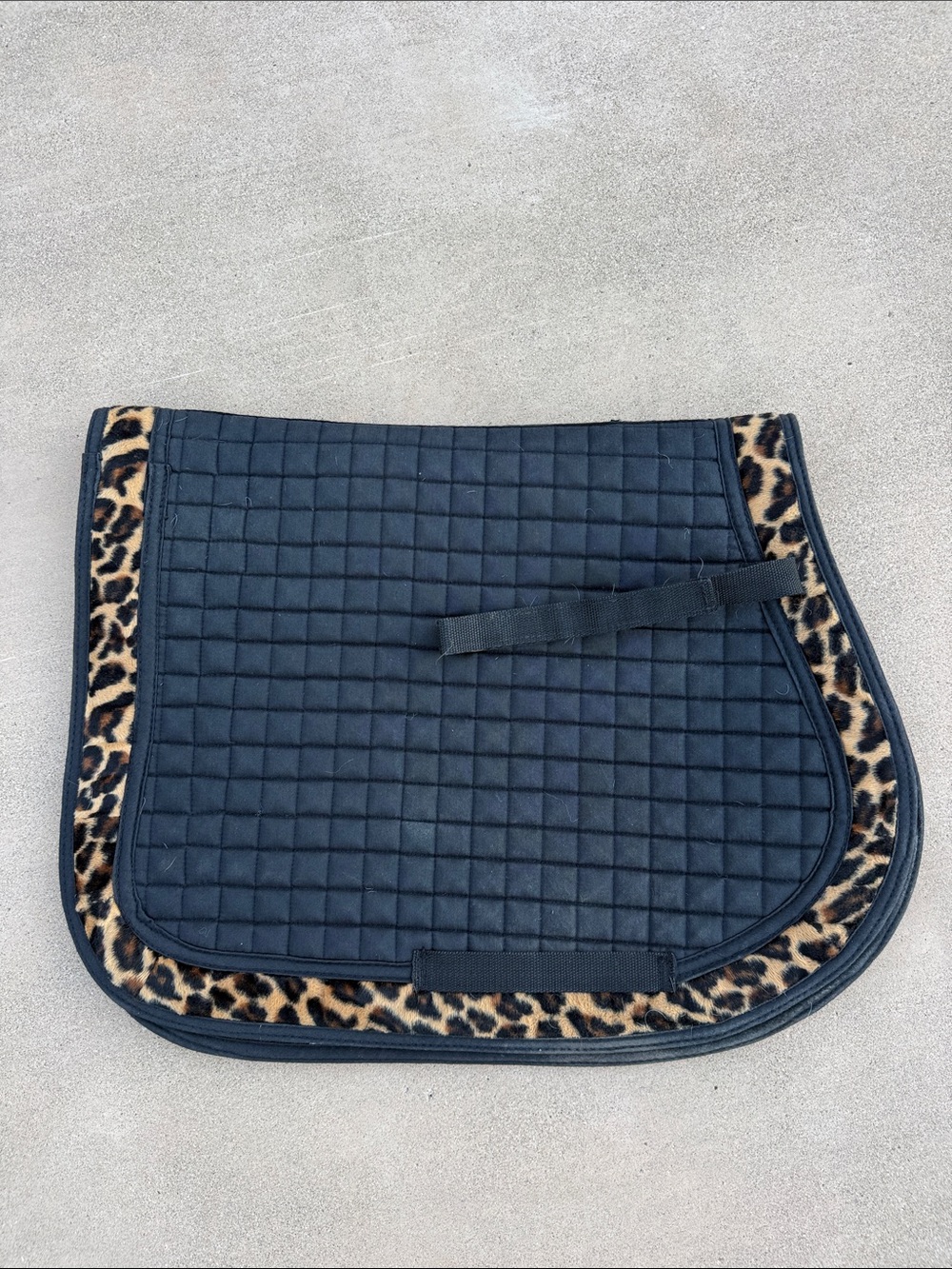 Noble collection from royal riders leopard print saddle pad